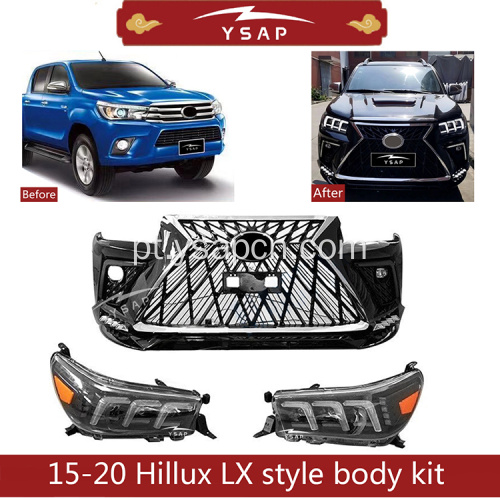 Boa qualidade 15-20 Hilux LX Style Body Kit